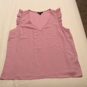 JCrew Ruffle Sleeve Tank Top